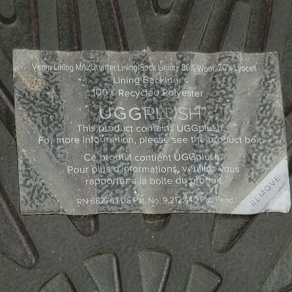 UGG Classic Femme Lace Black Winter Bootie Women's Size 8 NEW WITH BOX - Picture 7 of 16